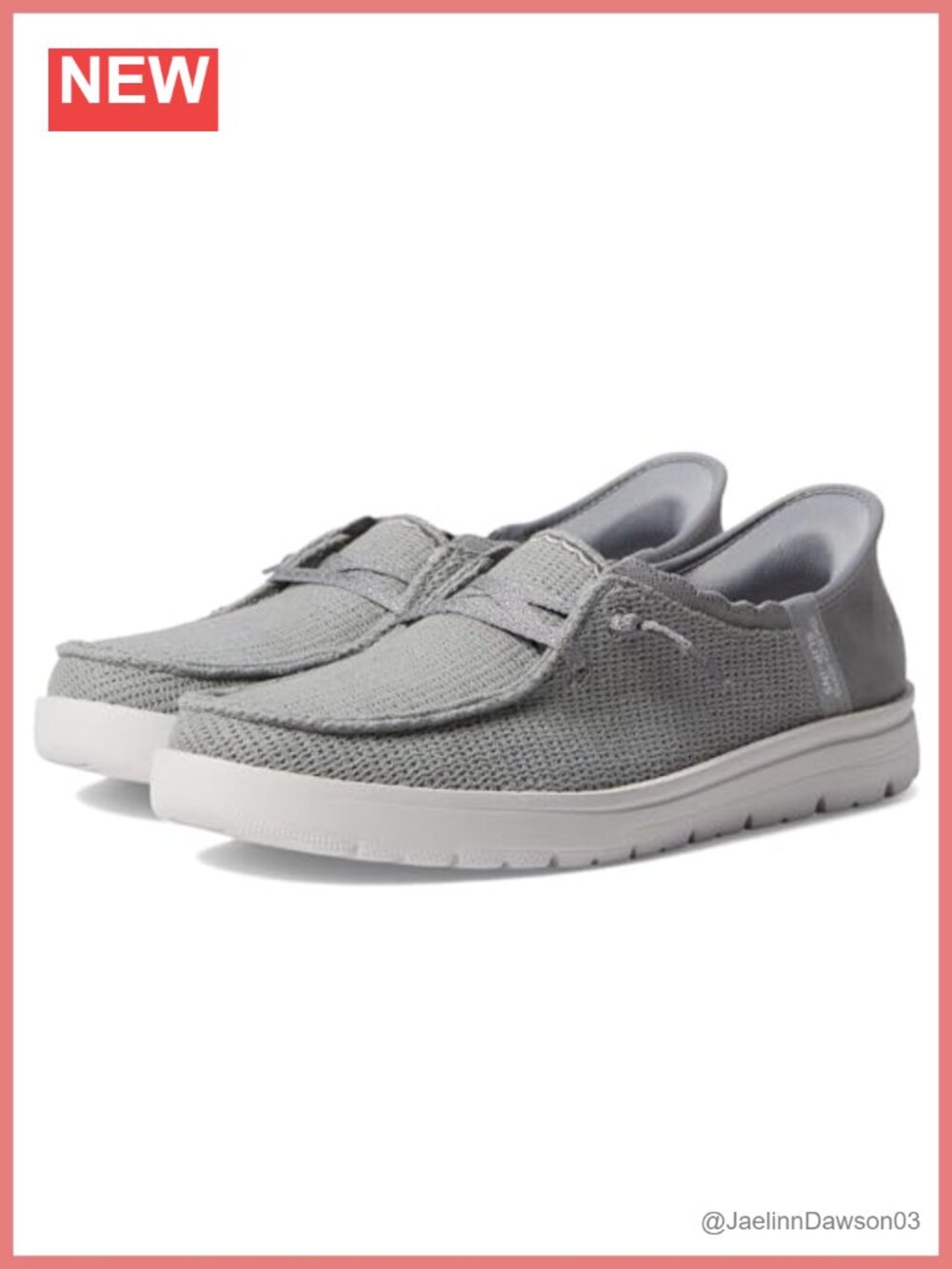 Skechers Venice Coastal Groove Women's Vegan Slip-On Boat Shoes